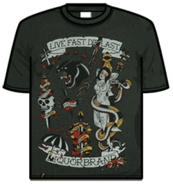 Liquor Brand Tshirt - Flash