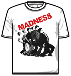 Madness Tshirt - One Step Red Logo