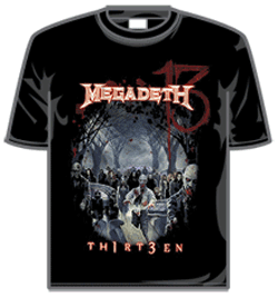 Megadeth Tshirt - Graveyard