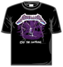Metallica Tshirt - Ride The Lightning