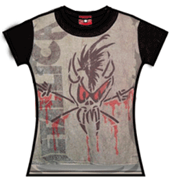 Metallica Tshirt - Scary Guy Cap Sleeve