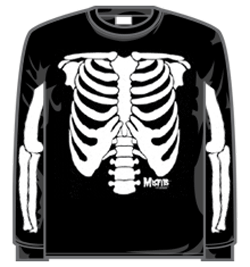 Misfits Tshirt - Glow Skeleton