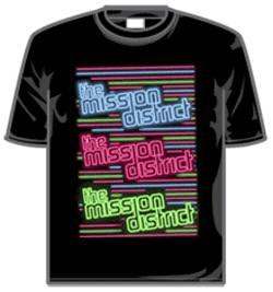 Mission District Tshirt - Neon Logo