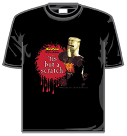 Monty Python Tshirt - Tis But A Scratch