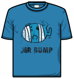 Mr Men Tshirt - Mr Bump and other cool Mr Men Tshirts at TShirtsville ...