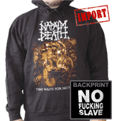 Napalm Death Hoodie - Time Waits For No Slave