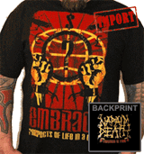 Napalm Death Tshirt - Embrace