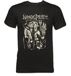 Napalm Death Tshirt - Gun Head