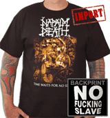 Napalm Death Tshirt - Time Waits For No Slave