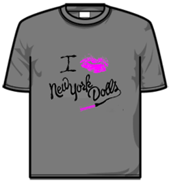 New York Dolls Tshirt - Lip Logo