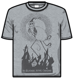 Nightmare Before Christmas Tshirt - Rooftops