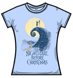 Nightmare Before Christmas Tshirt - Wave Moon