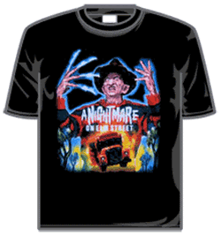Nightmare On Elm Street Tshirt - Freddy Bus