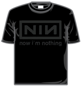 Nine Inch Nails Tshirt - Now Im Nothing