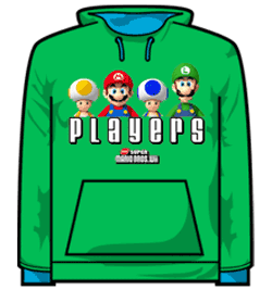 Nintendo Hoodie - Players