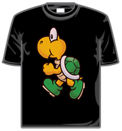 Nintendo Tshirt - Black Koopa