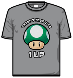 Nintendo Tshirt - Extend Your Life