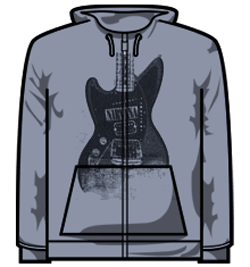 Nirvana Hoodie - Guitar