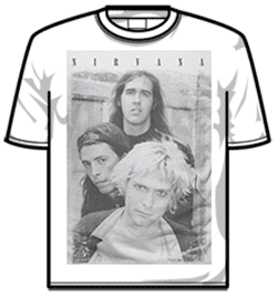 Nirvana Tshirt - Group Photo
