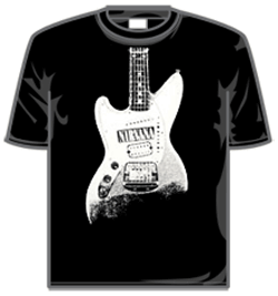 Nirvana Tshirt - Guitar