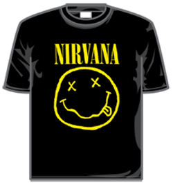 Nirvana Tshirt - Smiley
