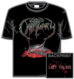 Obituary Tshirt - Left To Die