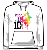One Direction Hoodie - Rainbow Group