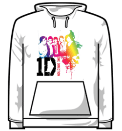 One Direction Hoodie - Rainbow Group