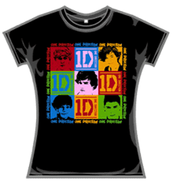 One Direction Tshirt - 9 Block