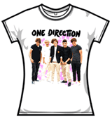 One Direction Tshirt - Flowers