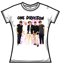 One Direction Tshirt - Flowers