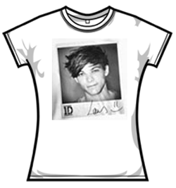 One Direction Tshirt - Louis Solo