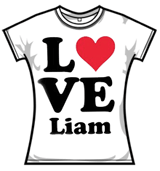 One Direction Tshirt - Love Liam