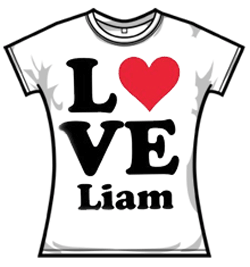 One Direction Tshirt - Love Liam