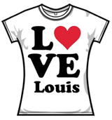 One Direction Tshirt - Love Louis