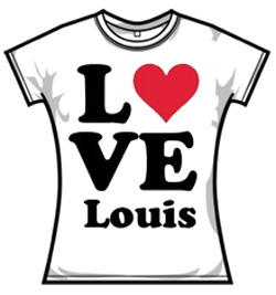 One Direction Tshirt - Love Louis