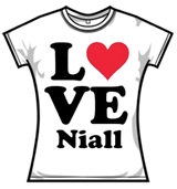 One Direction Tshirt - Love Niall