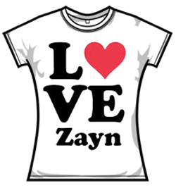 One Direction Tshirt - Love Zayn