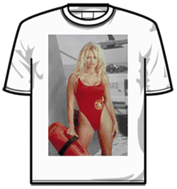 Pamela Anderson Tshirt - Baywatcher