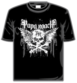 Papa Roach Tshirt - Crossbones Drips