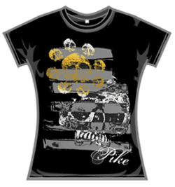 Pike Clothing Tshirt - Skull Ring