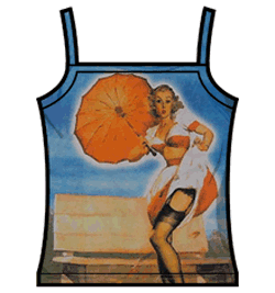Pin Up Vest - Umbrella