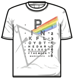 Pink Floyd Tshirt - Floyd Chart
