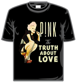 Pink Tshirt - Truth About Love