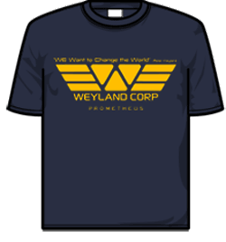 Prometheus Tshirt - We Want To Change