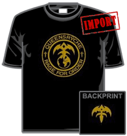 QUEENSRYCHE - Rage For Order - T-Shirt - Black Legion Shop - Metal Ma