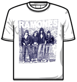 The Ramones Tshirt - First Album Wht