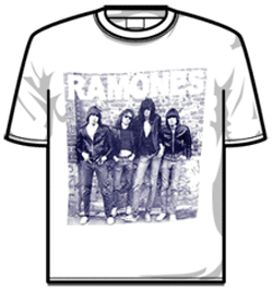 The Ramones Tshirt - First Album Wht