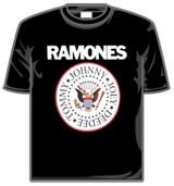 The Ramones Tshirt - Full Colour Eagle