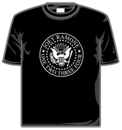 The Ramones Tshirt - Joey 1234 Seal